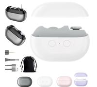 2026 New Easy Nail Trimmer & Electric Toe Nail Clippers for Thick Nails, 2-in-1 Electric Nail Clipper & Polisher with LED Light, Easy Trim Toe Nail Trimmers for Seniors, Kids, Arthritis (White)