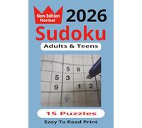 2026 New Edition Sudoku Puzzle: Perfect sudoku puzzle for a great blend of challenge and brain stimulation while having fun! Weather you are a ... sudoku puzzles are great for entertainment.