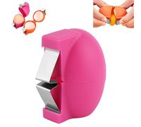 2026 New Egg Shell Opener, 2026 New Egg Opener for Hard Boiled Eggs, Handheld Kitchen Gadget for Easy Peeling & Separating (Pink)