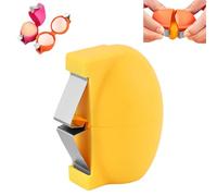 2026 New Egg Shell Opener, 2026 New Egg Opener for Hard Boiled Eggs, Handheld Kitchen Gadget for Easy Peeling & Separating (Yellow)
