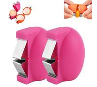 2026 New Egg Shell Opener, 2026 New Egg Opener for Hard Boiled Eggs, Handheld Kitchen Gadget for Easy Peeling & Separating (Pink(2PC))