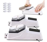 2026 New Electric Knife Sharpener, Usb Electrics Knife Sharpener With Replacement Grinding Tools, Electric Knifes Sharpeners for All Knives, Stable Non-Slip Base (2PC)