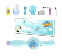 2026 New Fog Bubble Machine - Rechargeable Automatic Bubble with Colorful Lights & Music | Magic Fog Ɓubble Stick with Elastic Bubbles | Portable Summer Outdoor Toy