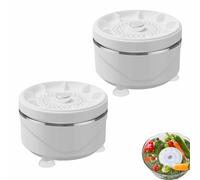 2026 New Fruit and Vegetable Washing Machine,Portable Produce Cleaner Machine,Magnetic Charging Fruit Cleaner Device,Waterproof Food Purifier for Fruits,Vegetables,Meat (2pcs)