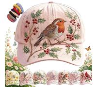 2026 New Garden Morning Baseball Cap,Cotton Hummingbird Flowers Hat,Lightweight Breathable Casual Sun Hat,Adjustable,Hat Outdoor Daily Wear.[Bird#c]