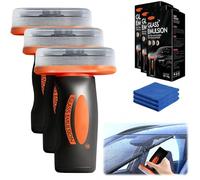 2026 New Glass Emulsion Cleaner, Q4 Glass Guard Cleaner, glass Handle Oil Film Remover Lotion, Improve Windshield Clarity for Safe Driving, Car Glasses Gaurd Windshield Oil Film Remover (3)