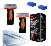 2026 New Glass Emulsion Shower, Glass Guard Windscreen Cleaner, Hand Held Glasses Emulsion Cleaner, Oil Film Remover for Car Windows, Mirrors, Glassses Surface (2, 100g)