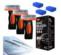 2026 New Glass Emulsion Shower, Glass Guard Windscreen Cleaner, Hand Held Glasses Emulsion Cleaner, Oil Film Remover for Car Windows, Mirrors, Glassses Surface (3, 100g)