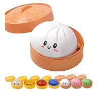 2026 New Glitter Dumpling Squishy Toy - Soft Squeeze Anxiety Relief Fidget Stress Relief (Bianco)