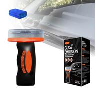 2026 New Hand-Held Glass Emulsion Cleaner, Auto Glasss Side Window Oil Film Removal Cleaner, Glass Film Cleaning Brush, for Car Windows, Rearview Mirrors & Windshield (1PC)