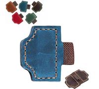 2026 New Magnetic Leather Pen Holder Bookmark, Personalized Bookmarks, Customized Gifts for Readers (Blue,T)