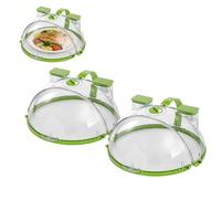 2026 New Microwave Cover for Food with Handle,Microwave Splatter Cover with Water Steamer and Handle, Plash Guard Covers for Food Meal Prep for Kitchen (2 Pcs)