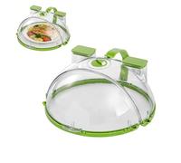 2026 New Microwave Cover for Food with Handle,Microwave Splatter Cover with Water Steamer and Handle, Plash Guard Covers for Food Meal Prep for Kitchen (1 Pcs)