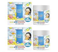 2026 New Oxygen Laundry Powder,Hyper Concentrated Strong Stain Remover Powder,Stain Remover for Clothes Laundry,Formula Safe on Everyday Fabrics Removes Milk Sweat Oil Fruit Stains