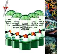 2026 New Powerfu Aquarium Water Purification Tablet,Portable Water Purification Tablets,Remove All Kinds of Turbidity from Fish Tankwater,For Fish Tank,Aquariums Lovers (size-5Pcs)