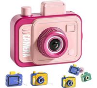 2026 New Prank Cameras Water Gun, Camera Double Prank Water Gun, Prank Creative Double-Sided Reverse Waters Guns, Squirt Camera Toy for Pool, Beach (Pink)