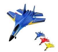 2026 New Remote Control Airplane, Upgraded RC Plane Remote Controls for Glider Airplanes 2.4 GHz 2-Channel, Remote Control Airplane Model (Blue)