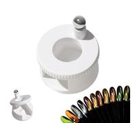 2026 New Rotating Cat Eye Magnet, Beginner Friendly Nail Tool, Cat Eye Magnet for Excellent Light Absorption, Can Easily DIY Glossy Cat Eye Effect (White)