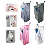 2026 New Standing Toiletry Bag, Hanging Portable Lightweight Travel Makeup Bag, EVA Mesh Waterproof Large Capacity Cosmetic Storage Bags with Toothbrush Holder for Toothbrush, Toothpaste (4Mix)