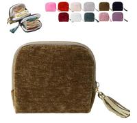 2026 New Travel Jewelry Case, Portable Jewelry Organizer Box with Five Compartments and Side Zipper Pockets for Bracelets Rings Earrings Necklaces, Compact Storage for Travel & Daily Use (Brown)