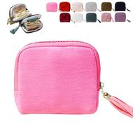 2026 New Travel Jewelry Case, Portable Jewelry Organizer Box with Five Compartments and Side Zipper Pockets for Bracelets Rings Earrings Necklaces, Compact Storage for Travel & Daily Use (Pink 3)