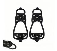 2026 New Universal Ice Cleats - 5-Tooth Steel Nail Traction Cleats, Non-Slip Silicone Cleat Spikes, Hiking Gripper Spikes for Shoes for Hiking Walking Climbing Fishing (8-Claw,Adult)