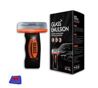 2026 New Upgrade Emulsion Cleaner Glass Cleaning Board, Glass Emulsion Cleaner, Removes Oil Film & Smudges, Universal Anti-Rain Fog Brush (1PCS)