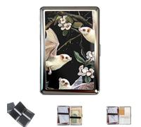2026 New Vintage Art Deco Versatile Card & Cash Case with RFID Protection, Blocking Metal Ultra SlimID Wallet, Easy Snap Closure, Art Deco Design (E)