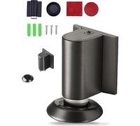 2026 New Wedge Door Stopper, Magnetic Doors Stop for Bottom of Door, Punch/No Punch Dual-Purpose Magnetic D-oor Stopper, Height Adjustable, Holder to Keep Doors Open. (Gray)