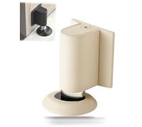 2026 New Wedge Door Stopper, Magnetic Doors Stop for Bottom of Door, Punch/No Punch Dual-Purpose Magnetic D-oor Stopper, Height Adjustable, Holder to Keep Doors Open. (White)