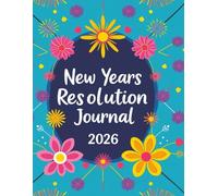 2026 New Years Resolution Journal - Blue Floral