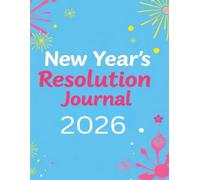 2026 New Years Resolution Journal - Blue Starburst