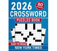 2026 New York Times Crossword Puzzles Book: Readable and enjoyable activities designed for peaceful focus