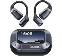 [2026 Nuev] NE25 AI Auriculares Traductor en Tiempo Real Con Pantalla LCD, 134 Idiomas y 8 Modos de Traducción, 3 in 1 AI Auriculares Traductor, Bluetooth 5.4 con ENC y App con para Viajes/Negocios