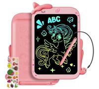 2026 Nueva 10 Pulgadas Tableta de Escritura LCD, Electight Portátil Tablet Escritura Pantalla Colorido Infantil con Borrable y Bloqueo Función, Reutilizables, para Notas, Memo, Escuela, Oficina (Rosa)