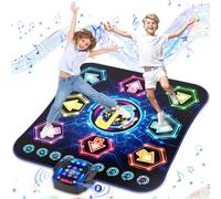 2026 Nueva Alfombra de Baile para Niños,Alfombra de Baile Electrónica con 8 Botones Luminosos y Batería Led,Bluetooth Inalámbrico y 27 Niveles de Juego,¡un Gran Regalo de Cumpleaños para Niñas y Niños
