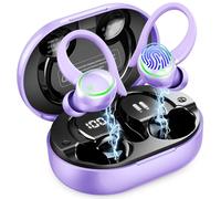 2026 Nueva Auriculares Inalambricos Deportivos, Auriculares Bluetooth 5.4 con 4 HD Mic, 50H Cascos Inalambricos Bluetooth con Cancelacion Ruido ENC, Pantalla LED/IP7 Impermeable Cascos, HiFi Estéreo
