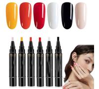 2026 Nuevo 3 en 1 Nail Polish Markers Quick Dry Gel Polish Pen Set de Esmalte de uñas de gel de color para DIY Nail Art, Nail Art Drawing Tool for Girls and Ladies (Set 1)