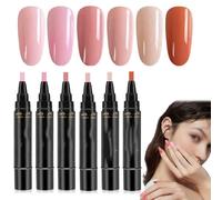 2026 Nuevo 3 en 1 Nail Polish Markers Quick Dry Gel Polish Pen Set de Esmalte de uñas de gel de color para DIY Nail Art, Nail Art Drawing Tool for Girls and Ladies (Set 4)