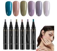 2026 Nuevo 3 en 1 Nail Polish Markers Quick Dry Gel Polish Pen Set de Esmalte de uñas de gel de color para DIY Nail Art, Nail Art Drawing Tool for Girls and Ladies (Set 3)