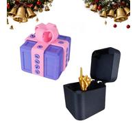 2026 Nuevo Caja de regalo 3D divertida de Navidad y cumpleaños con sorpresa del dedo corazón para niños y adultos Adecuada para anillos, dulces y pequeñas sorpresas