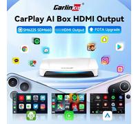 2026 nuevo CarlinKit Android 13 CarPlay AI Box HDMI inalámbrico CarPlay Android Auto TV Video Box Qualcomm SDM660 pantalla dividida de 8 núcleos SM6225 EAU UHD 8GB 128GB