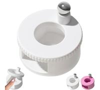 2026 Nuevo imán de ojo de gato, absorción automática de cuentas de cristal de ojo de gato, rotación de 360°, herramienta magnética fuerte para el principiante, fácil de hacer tú mismo (2, blanco)