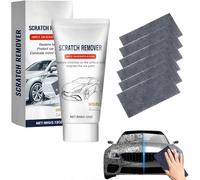2026 Nuevo Kit Reparación Arañazos Coche con Paño Nano,Pasta 60g + 6 Paños,Reparador Arañazos Coche y Pulimento Coche Arañazos,Quita Arañazos Coche para Pintura,Cristal y Plástico