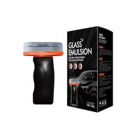 2026 Nuevo limpiador de cristales para coche para eliminar manchas de agua del parabrisas con revestimiento hidrófobo para limpiar ventanas interiores, 100 ml (negro, 13 x 8 cm)