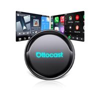 (2026 Nuevo) OTTOCAST P3 Pro CarPlay AI Box, 3-en-1 Inalámbrico Adaptador CarPlay & Android Auto con Salida HDMI, 8GB+128GB, Descargar Cualquier App, Pantalla Dividida para Coches con CP/AA con Cable