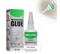 2026 Nuevo Potente Adhesivo Universal, Soldadura Adhesivo de Alta Resistencia, Súper Pegamento, Adhesivo Multifuncional, Pega en Lugar de Perforar Extra Fuerte para Plástico Metal Cerámica Cuero