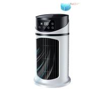 2026 Nuevos Acondicionadores de Aire Portátiles Para Habitaciones: Ventilador de Torre Enfriador de Aire de 12 Pulgadas con Humidificador y Temporizador, Ventiladores de Enfriamiento de Nebulización