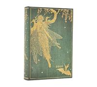 2026 Cezanne's Terracotta Pots and Flowers Mini 12-month Horizontal Hardcover Flexi Dayplanner 2026 (Elastic Band Closure)