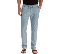 2026 Pantalones de chándal para hombre Los pantalones casuales tienen una cintura elástica y una cremallera con cordón interno ajustable para un ajuste para hombres, azul, M